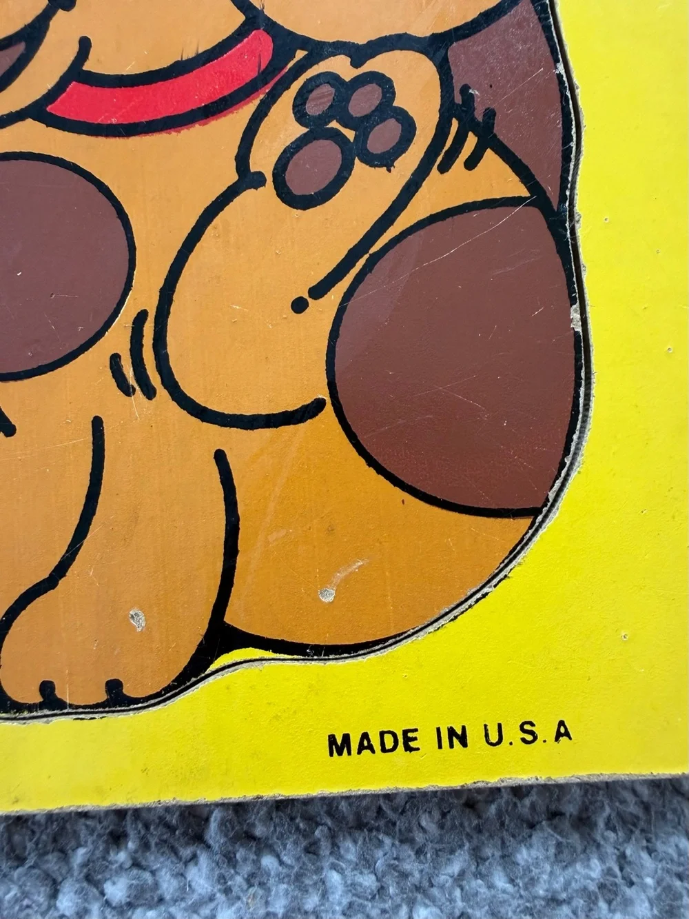 Vintage 1982 Playskool Wooden Puzzle - My Pets